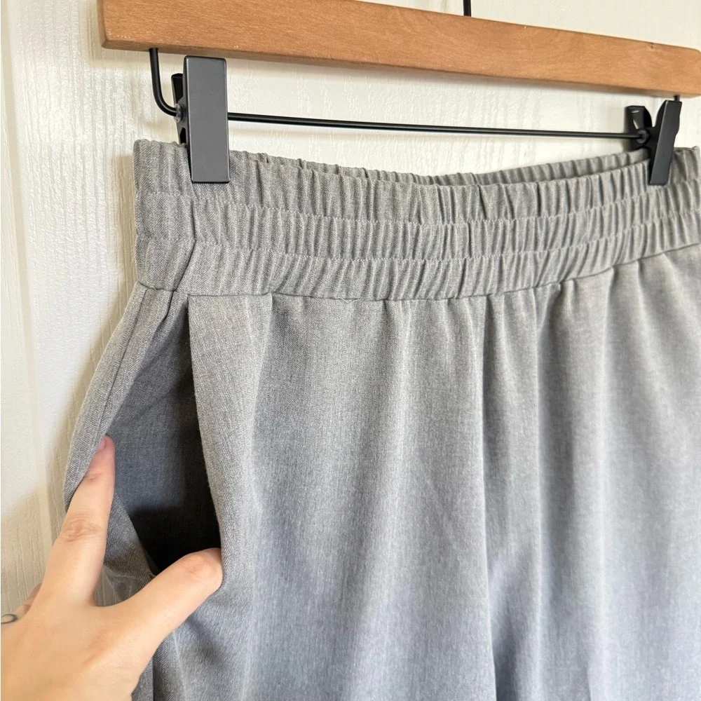 Favorite Daughter Pull On Wide Leg Pant Frost Grey